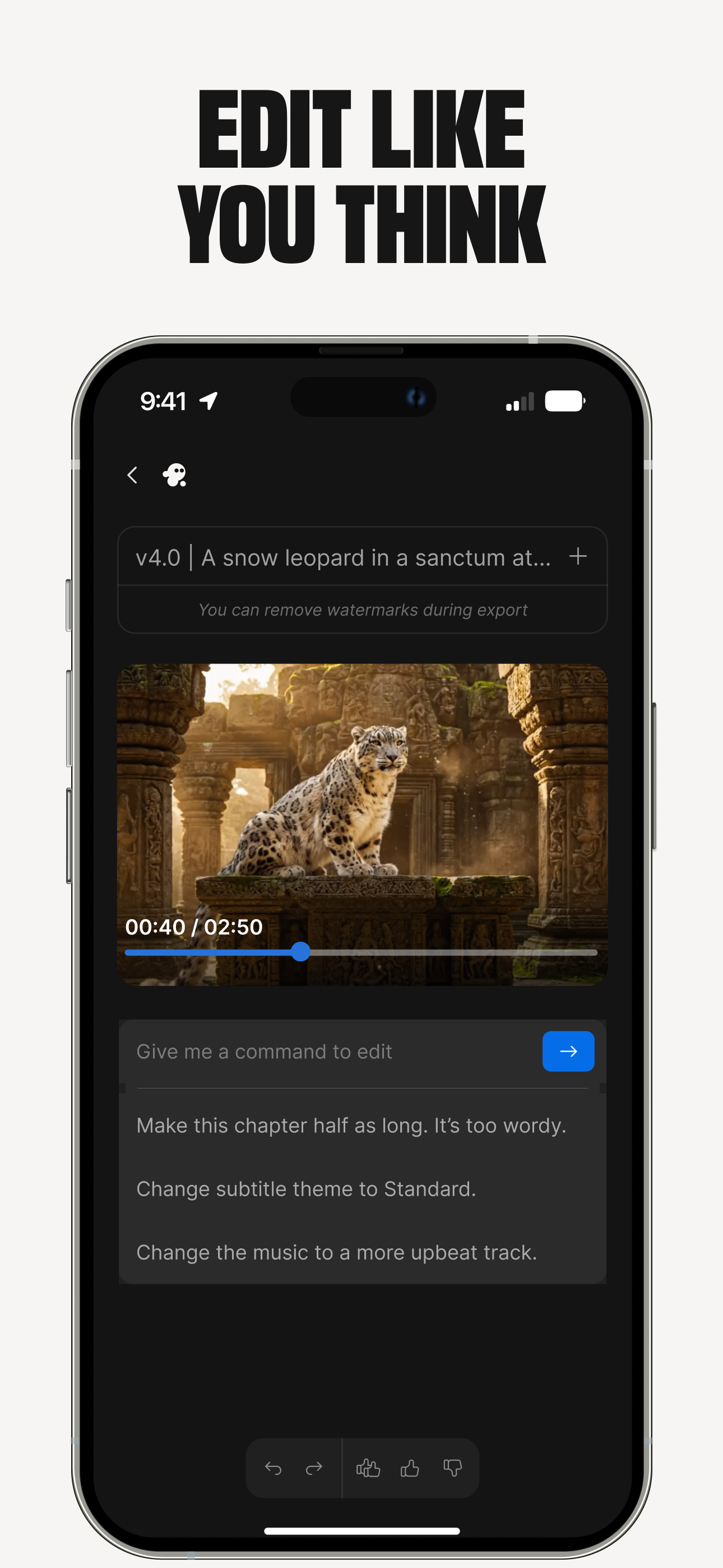 اسکرین شات 7 برنامه Invideo AI: AI Video Generator