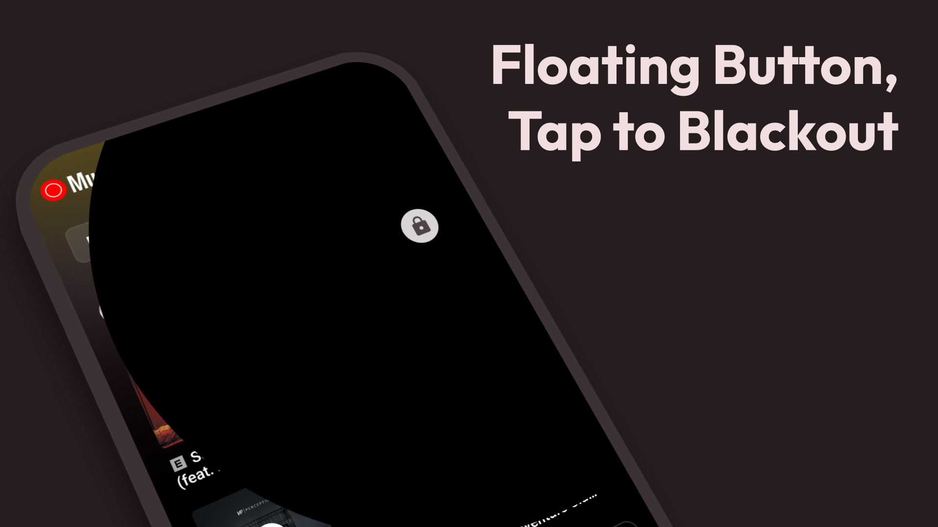 اسکرین شات 3 برنامه Black Screen: video screen off