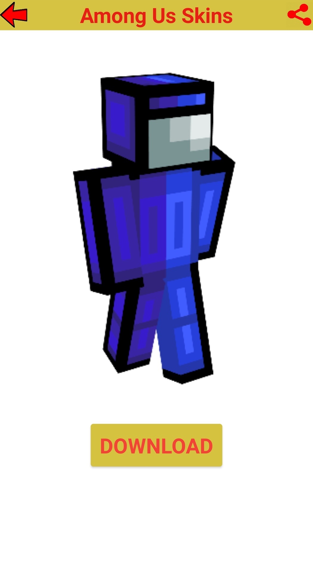 اسکرین شات 6 برنامه Among Us Skins minecraft