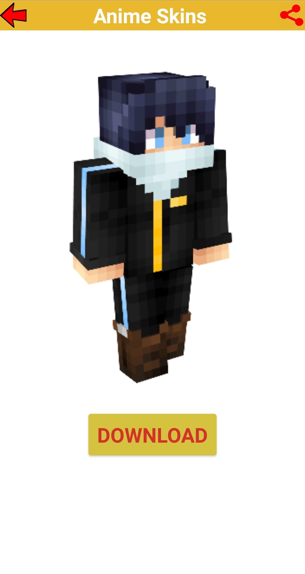 اسکرین شات 5 برنامه Anime Skins minecraft