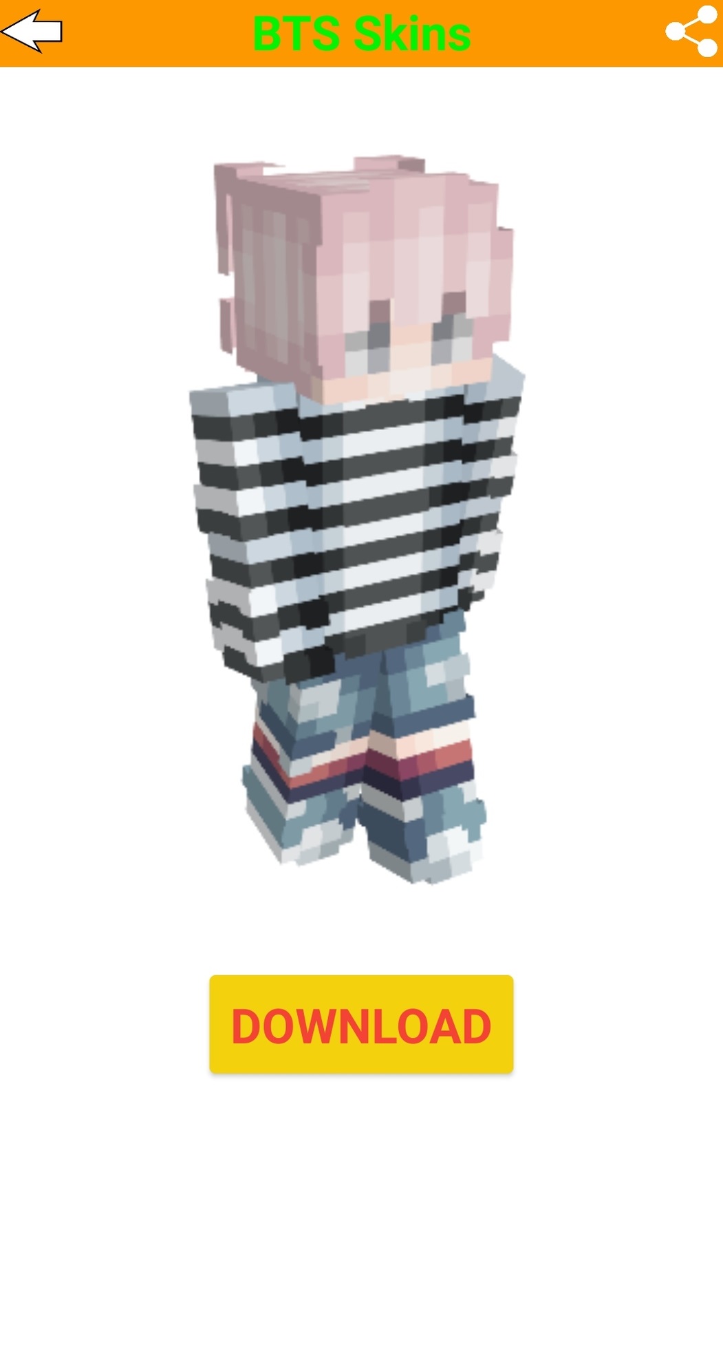 اسکرین شات 5 برنامه BTS skins for minecraft