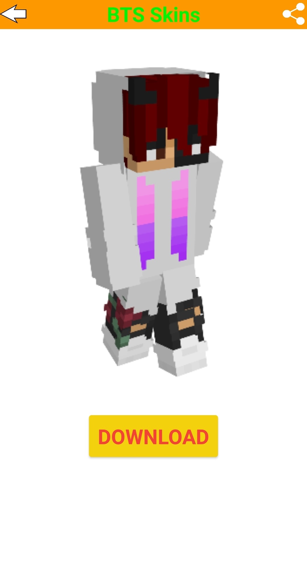 اسکرین شات 2 برنامه BTS skins for minecraft
