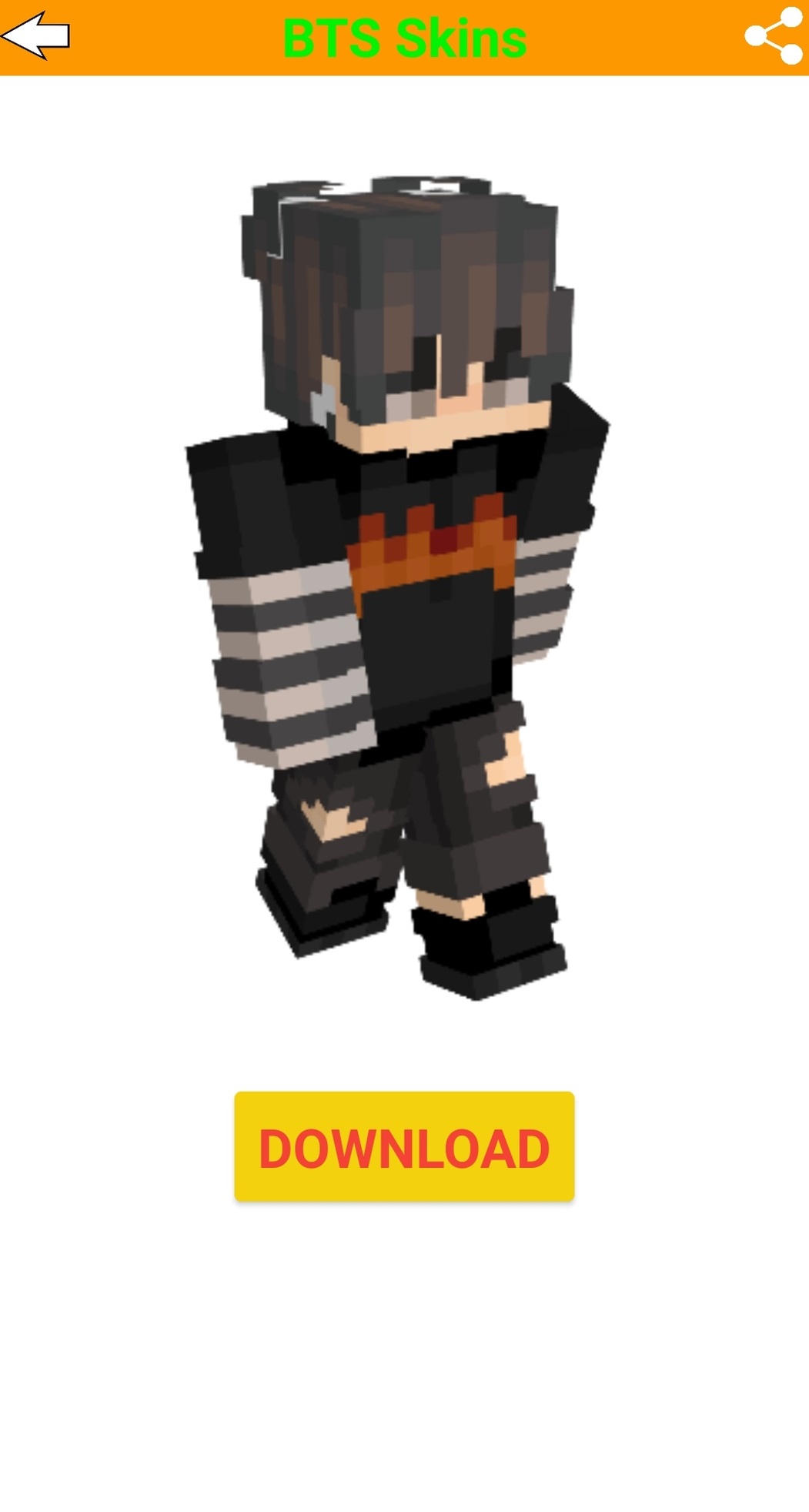 اسکرین شات 4 برنامه BTS skins for minecraft