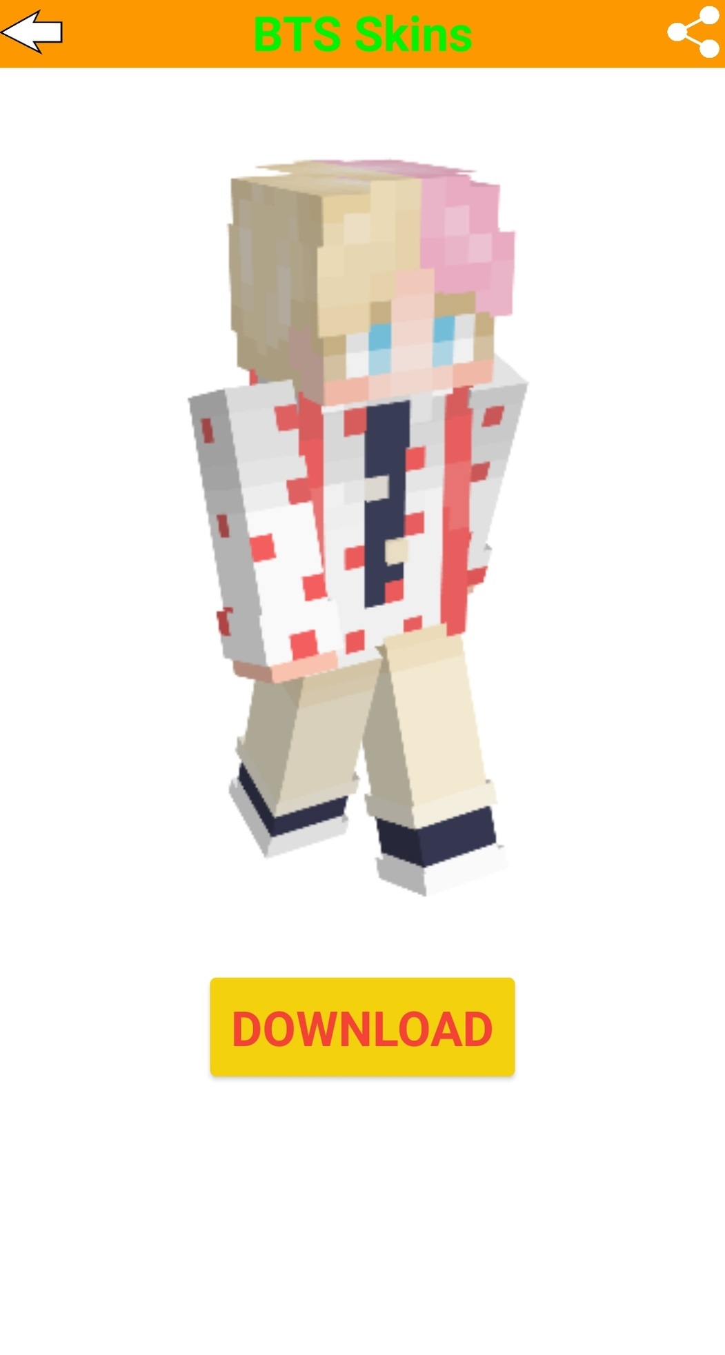 اسکرین شات 7 برنامه BTS skins for minecraft
