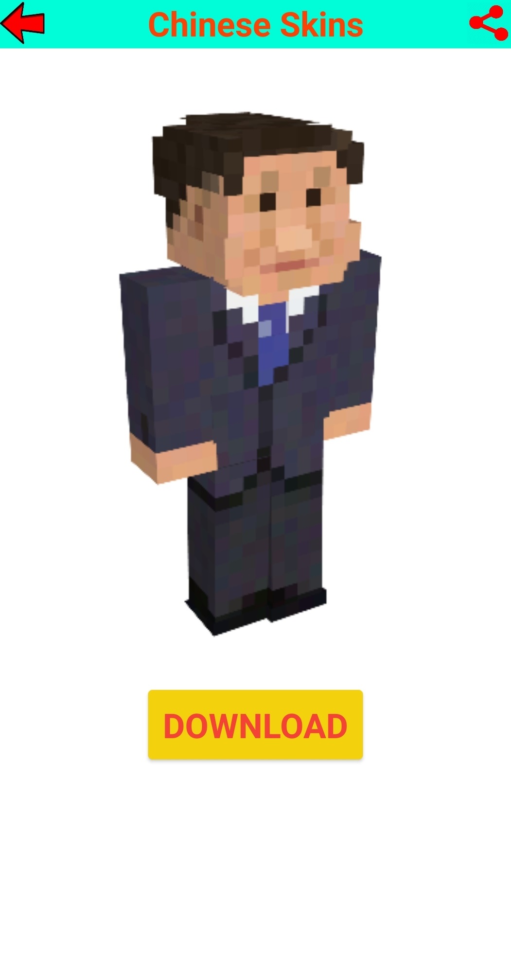 اسکرین شات 3 برنامه Chinese skins for minecraft