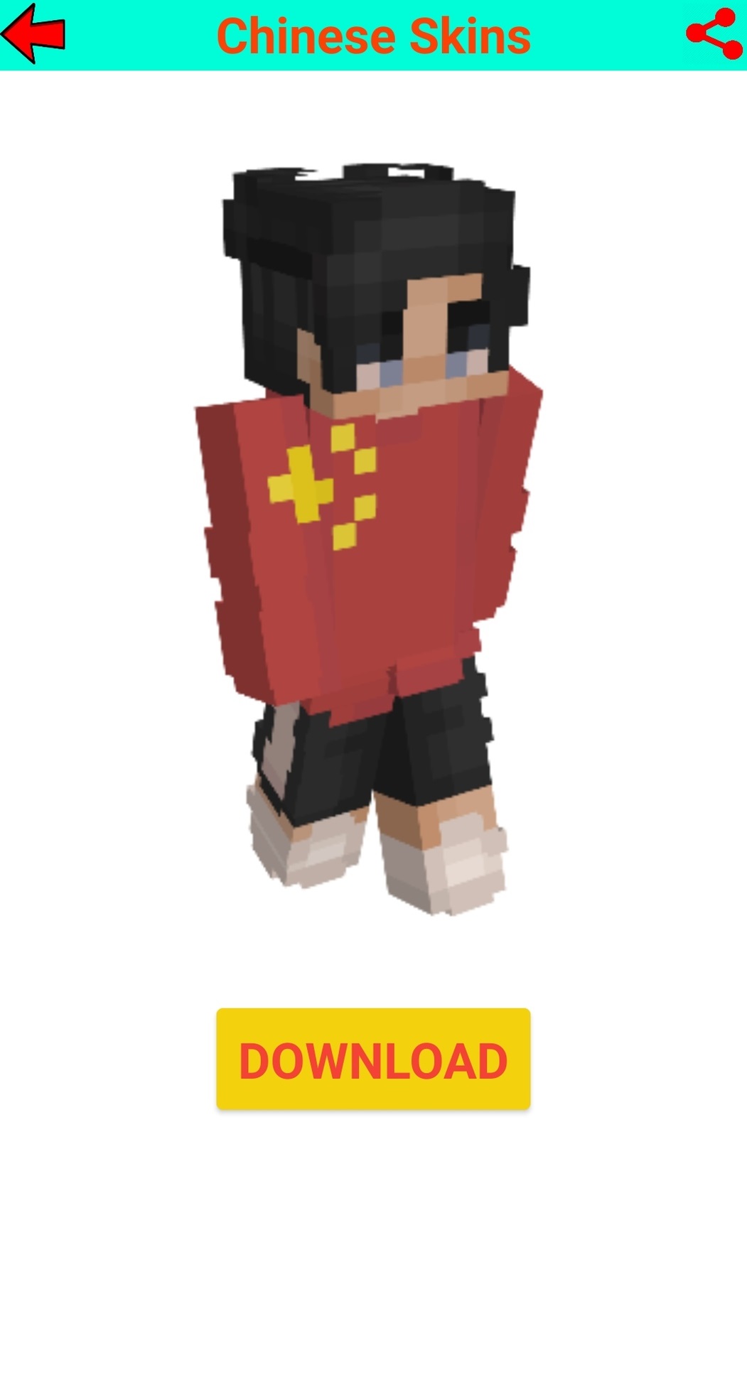 اسکرین شات 5 برنامه Chinese skins for minecraft