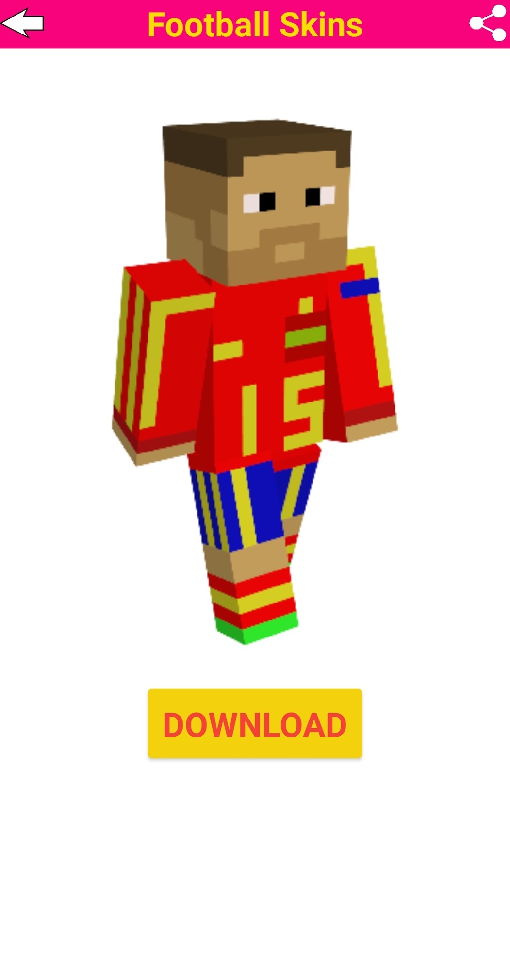 اسکرین شات 2 برنامه Football Skins For Minecraft