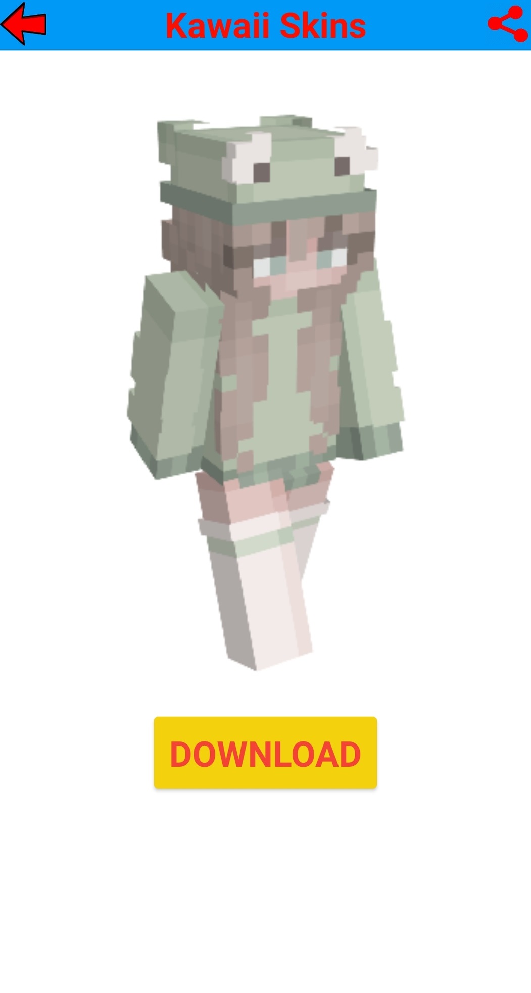 اسکرین شات 7 برنامه Kawaii skins for minecraft