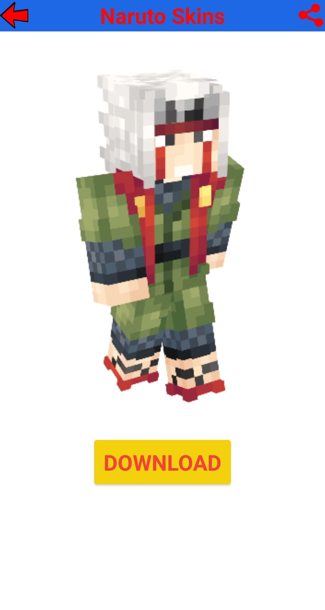 اسکرین شات 2 برنامه Naruto skins for minecraft