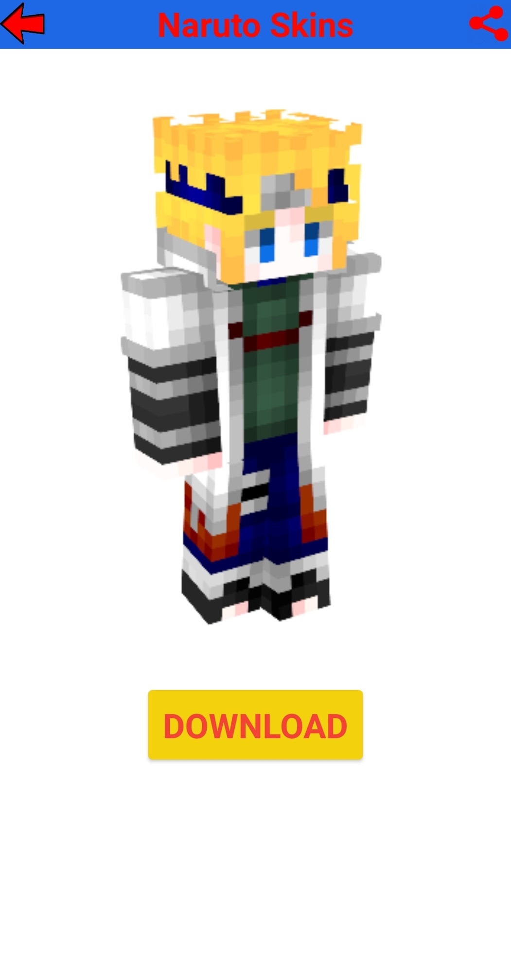 اسکرین شات 4 برنامه Naruto skins for minecraft