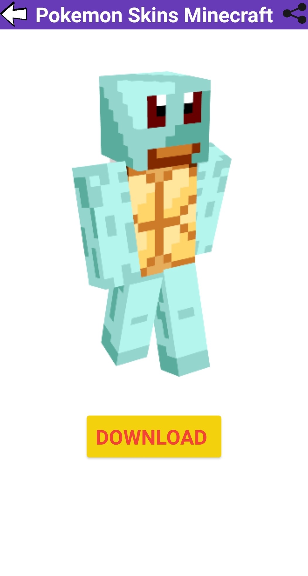 اسکرین شات 3 برنامه Pokemon Skins minecraft