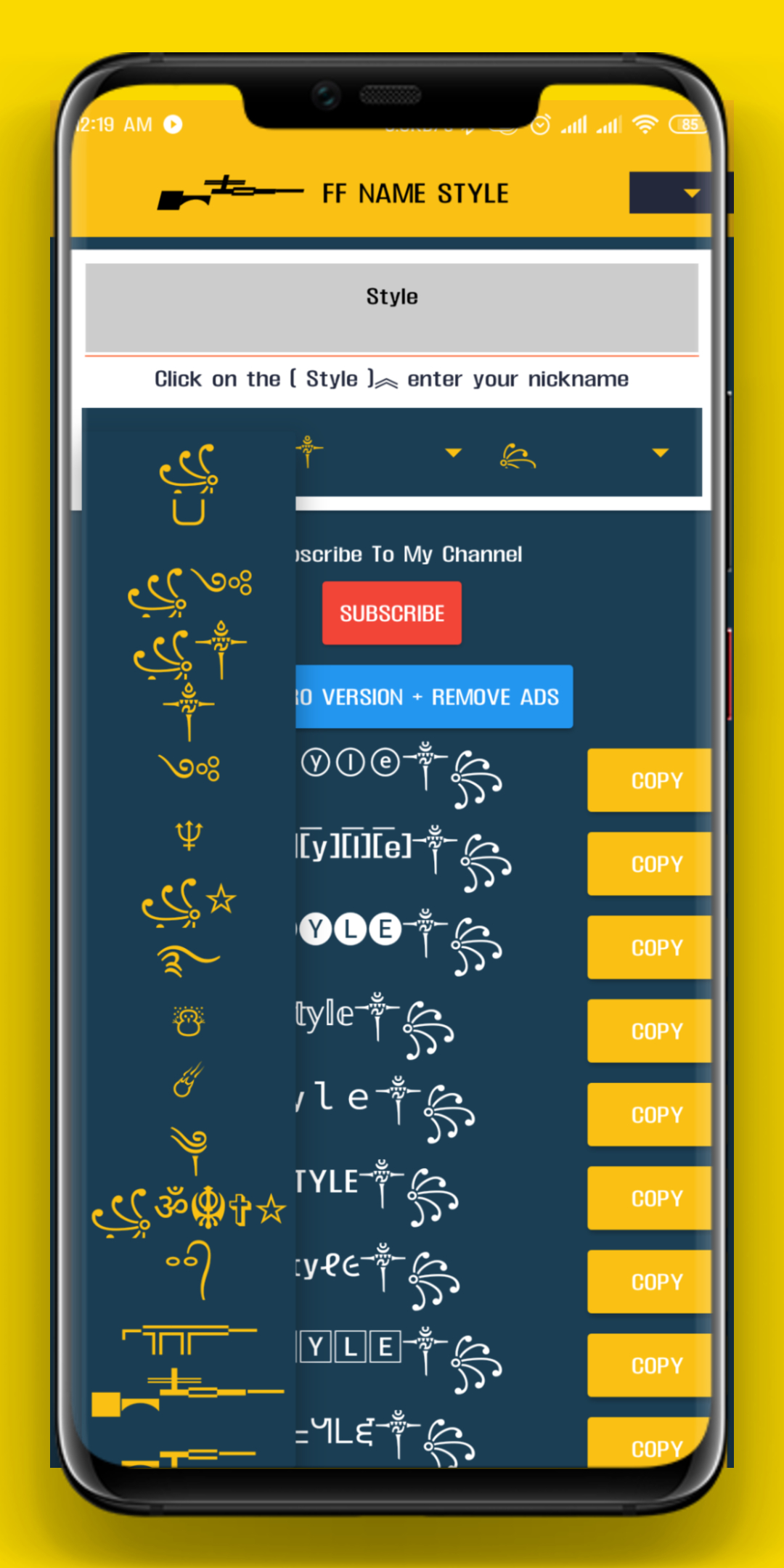 اسکرین شات 2 برنامه Name Style : Gamer Nickname