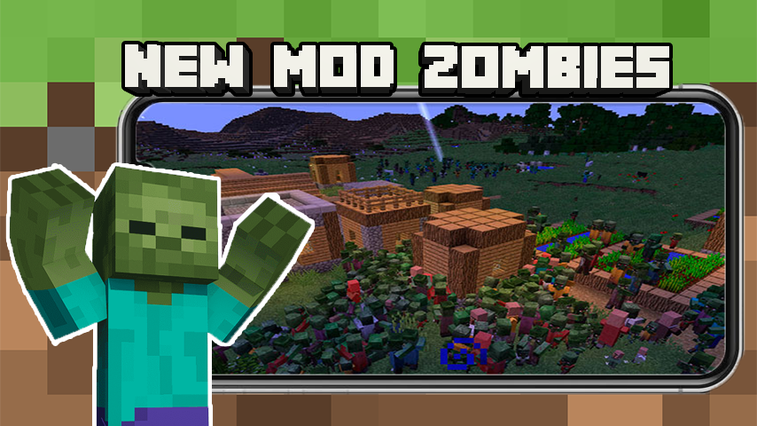 اسکرین شات 1 بازی Zombie Mod For Minecraft PE