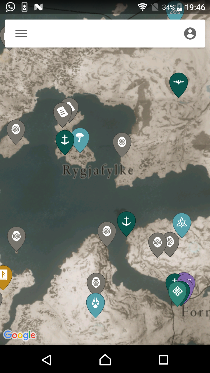 اسکرین شات 1 برنامه MapGenie: AC Valhalla Map