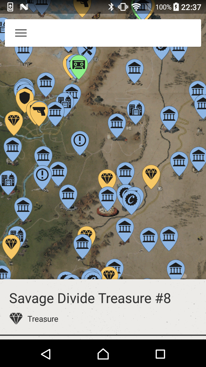 اسکرین شات 1 برنامه MapGenie: Fallout 76