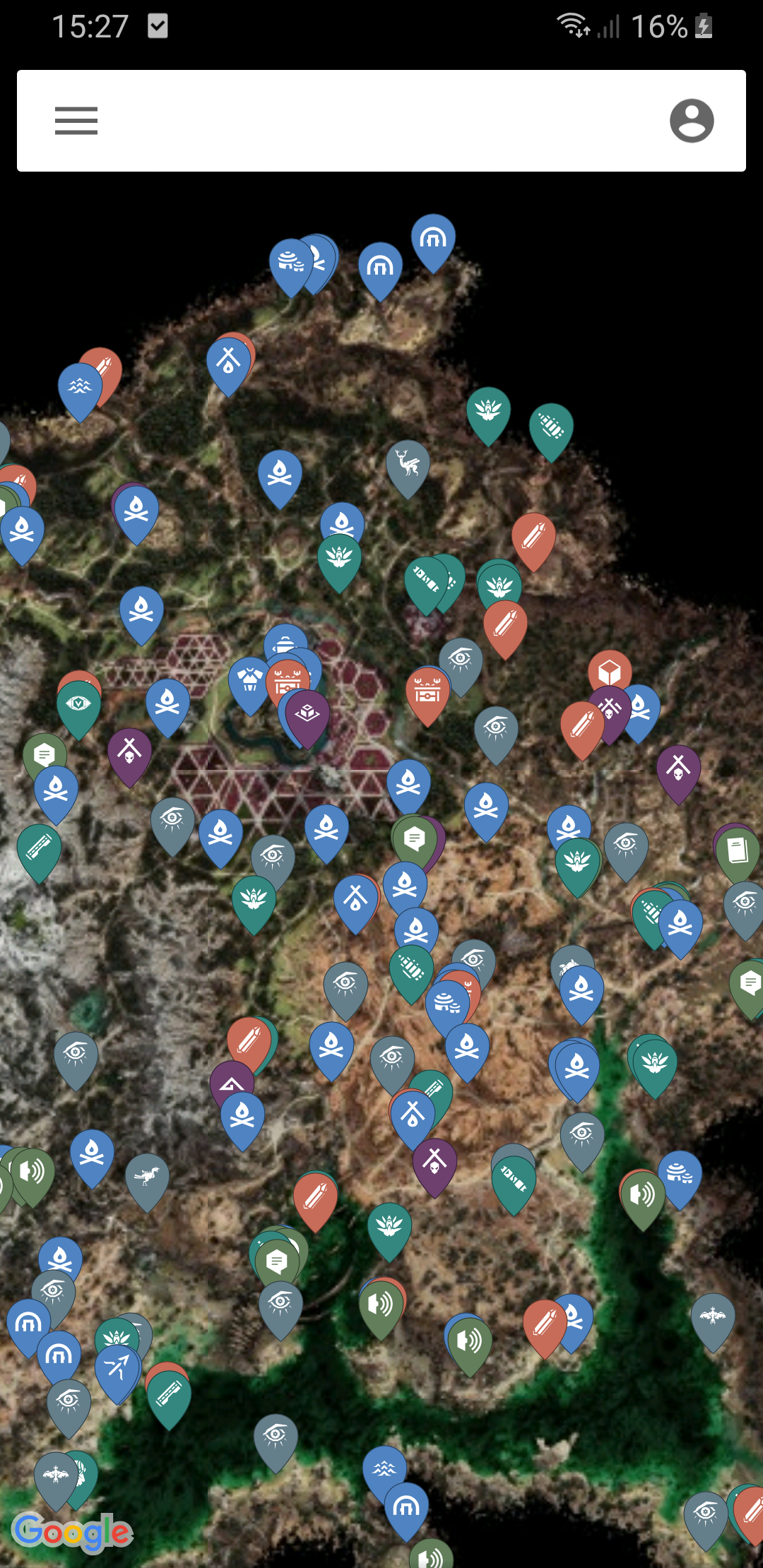 اسکرین شات 1 برنامه MapGenie: Horizon FW Map