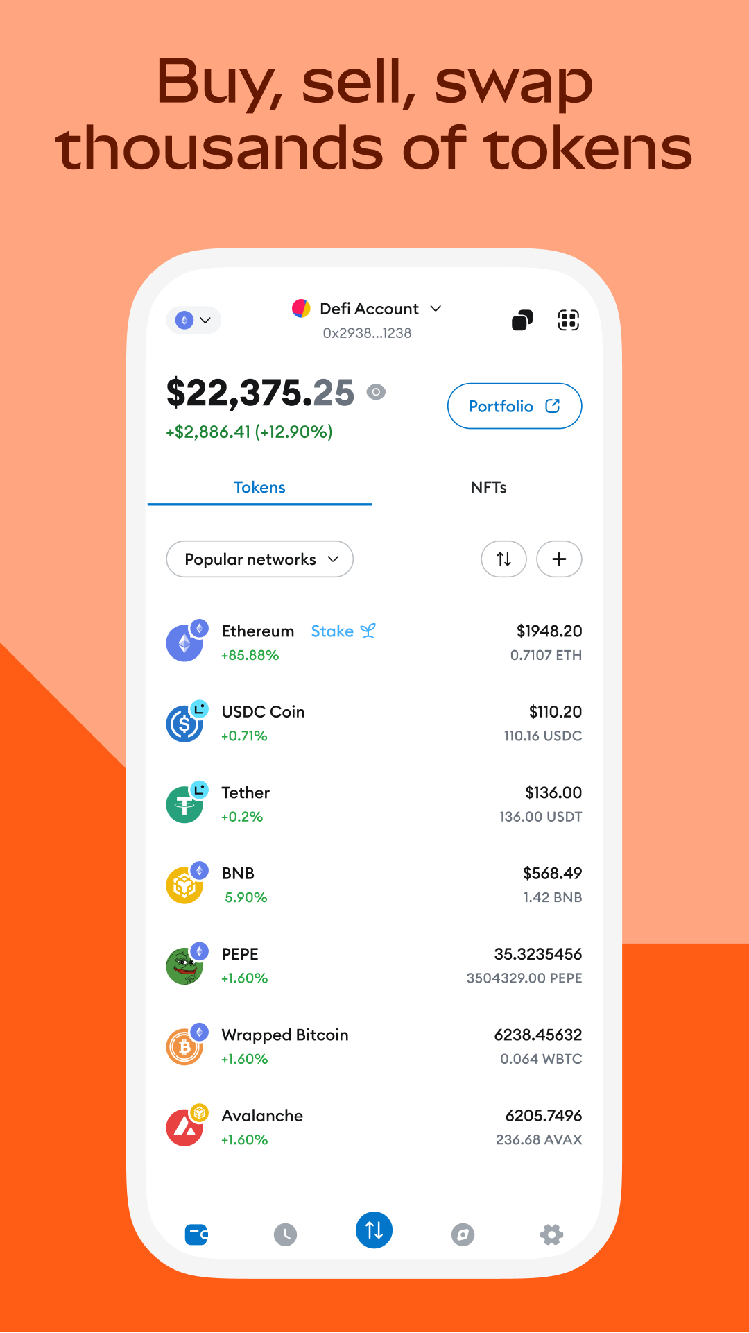 اسکرین شات 1 برنامه MetaMask - Crypto Wallet