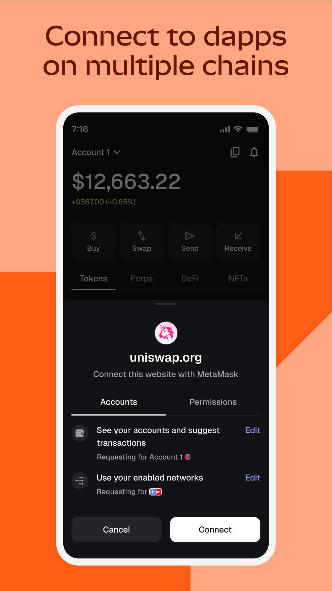 اسکرین شات 6 برنامه MetaMask - Crypto Wallet