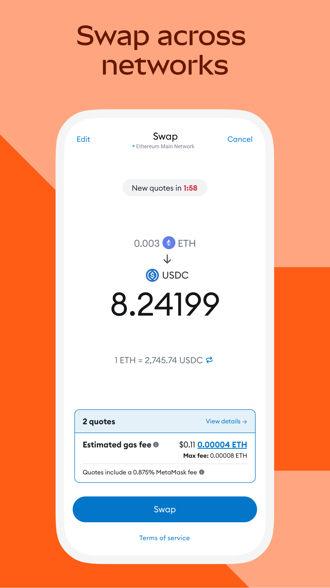 اسکرین شات 6 برنامه MetaMask - Crypto Wallet