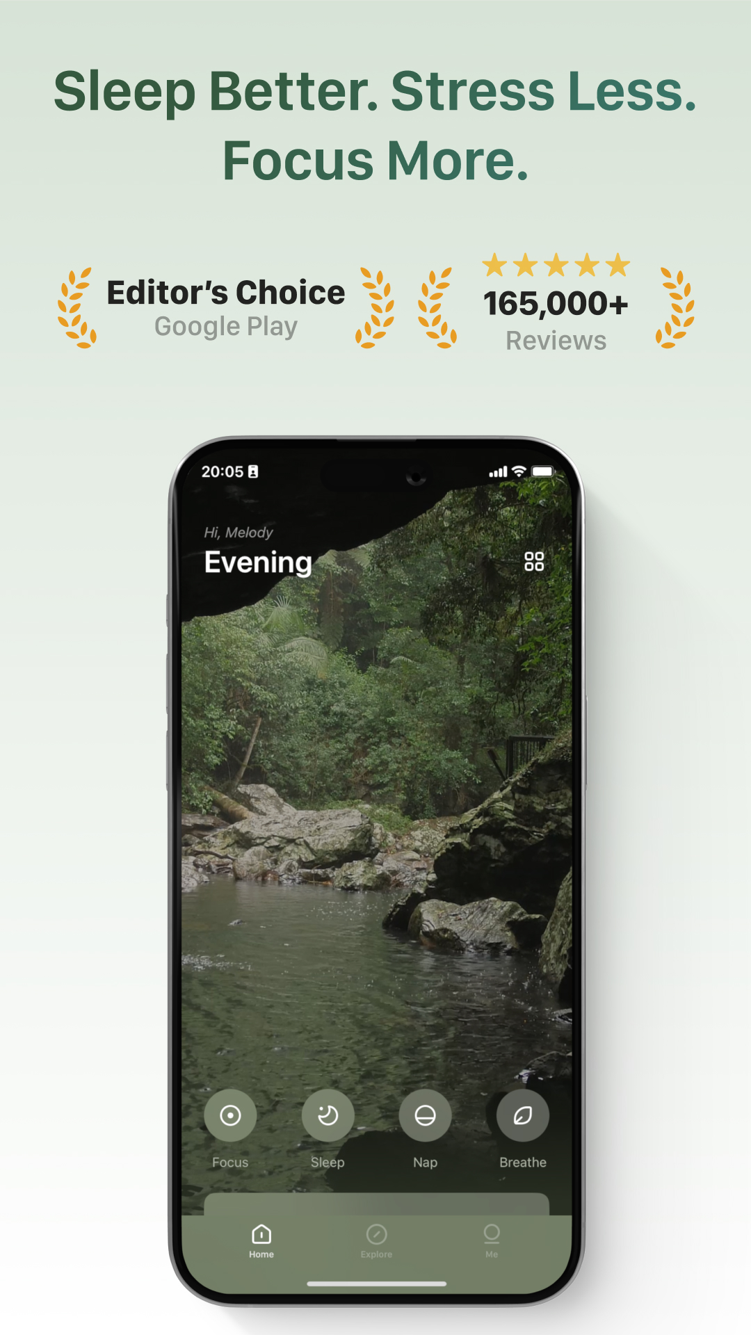اسکرین شات 1 برنامه Tide - Sleep & Meditation