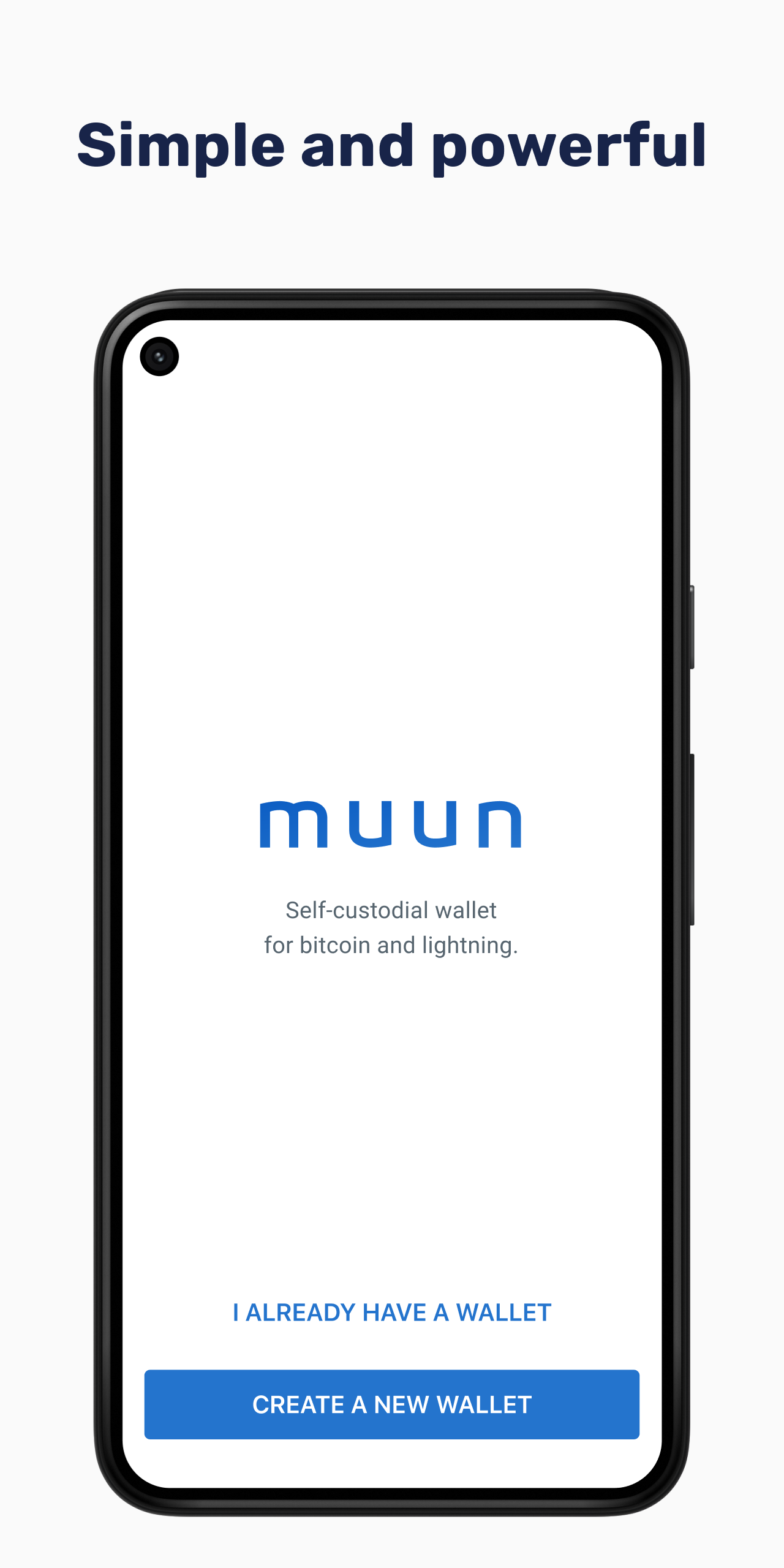 اسکرین شات 1 برنامه Muun: Bitcoin Lightning Wallet