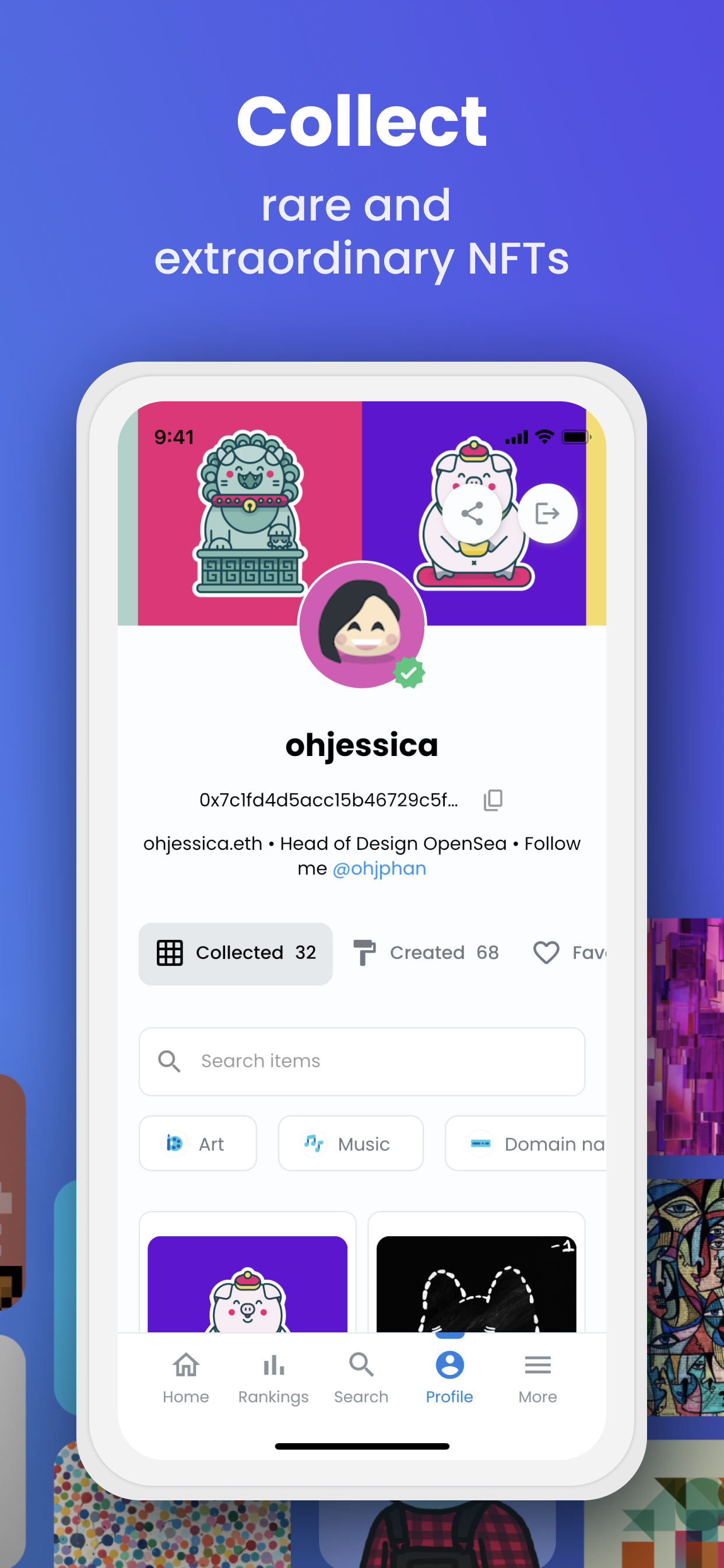 اسکرین شات برنامه OpenSea: NFT marketplace 4