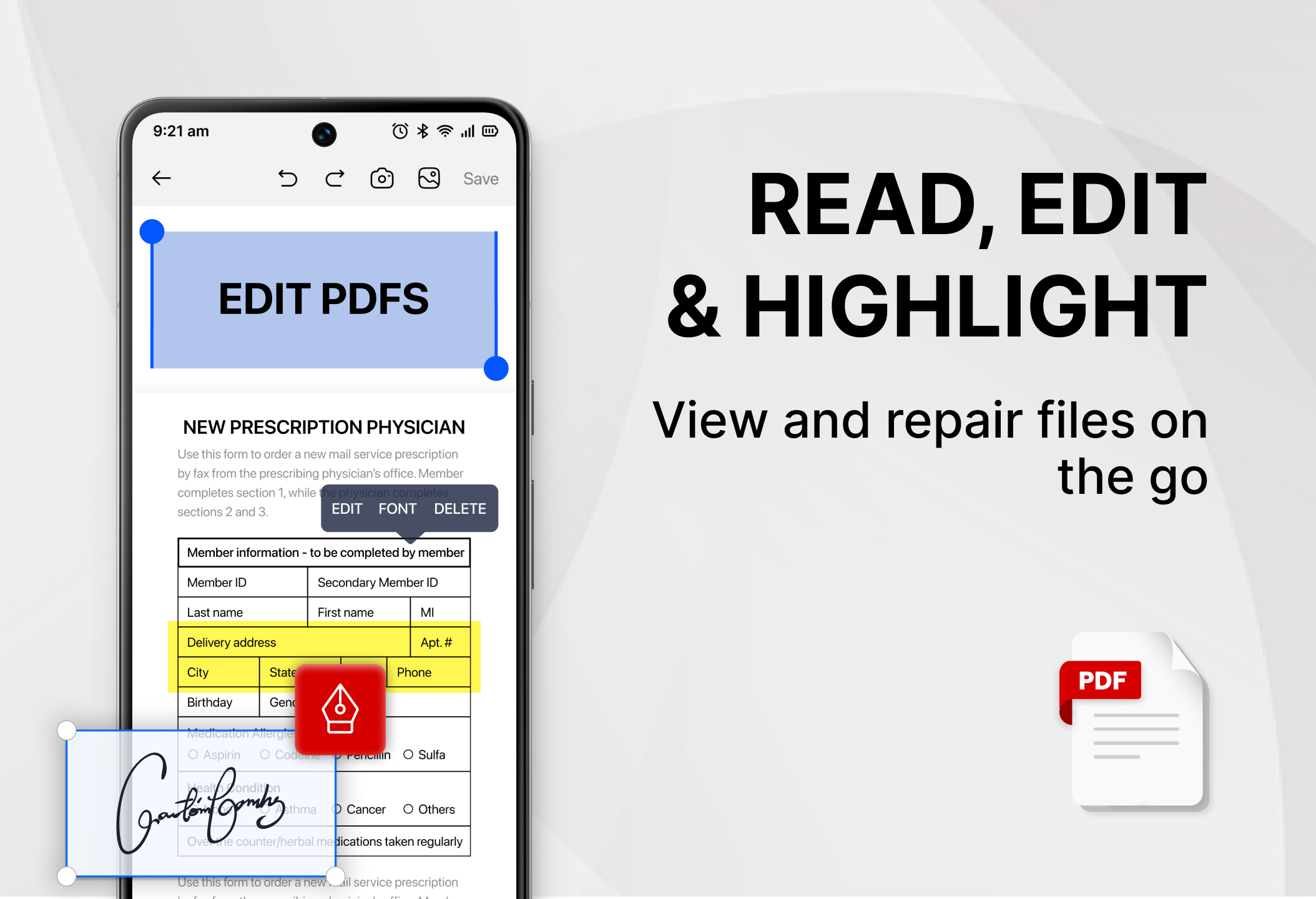 اسکرین شات 2 برنامه PDF Reader - Smart PDF Viewer