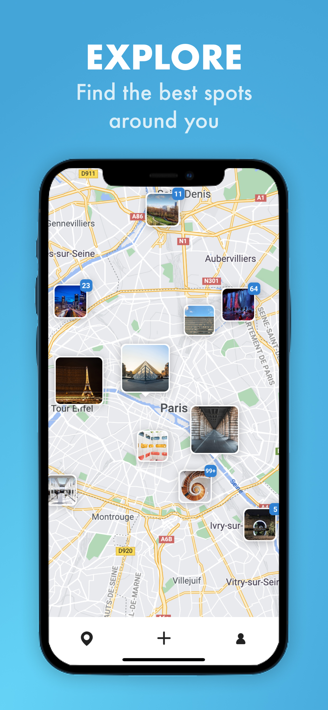 اسکرین شات 2 برنامه Photomapper: Find photo spots
