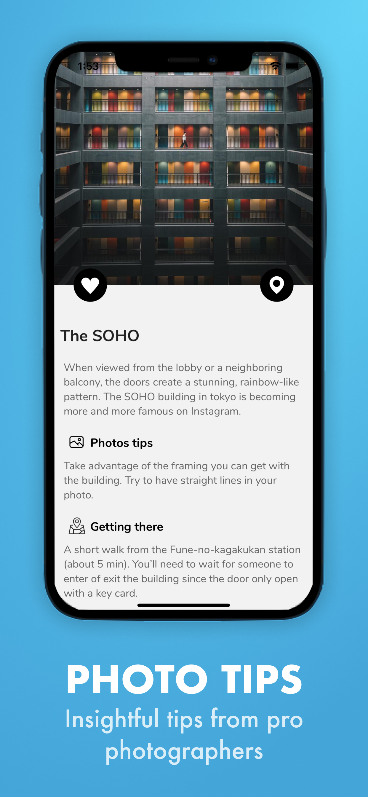 اسکرین شات 3 برنامه Photomapper: Find photo spots