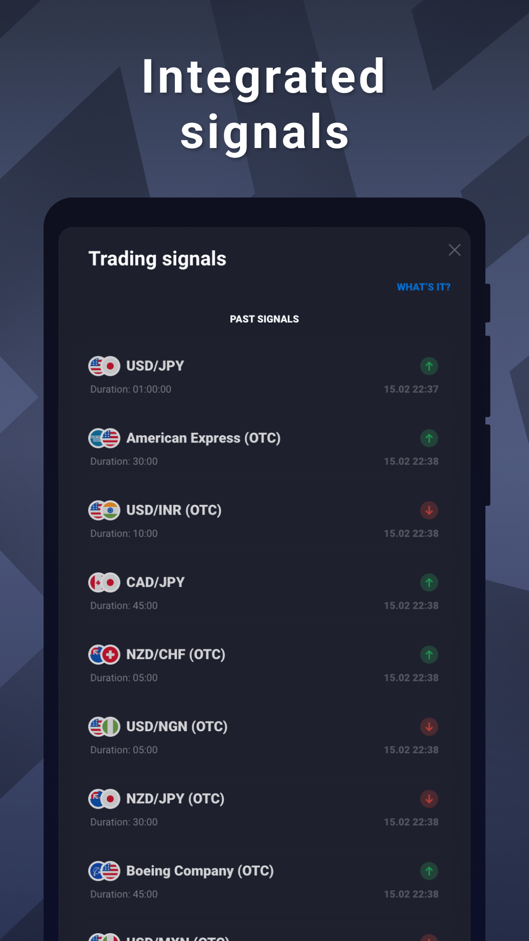 اسکرین شات 3 برنامه Quotex - Investing Platform