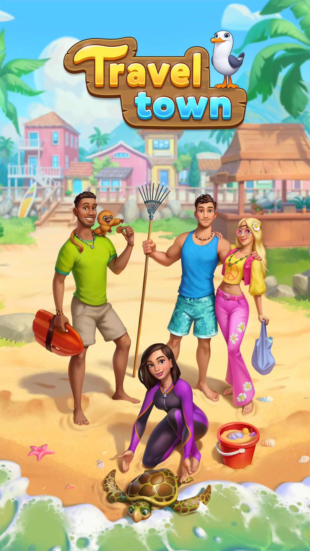 اسکرین شات 6 بازی Travel Town - Merge Adventure