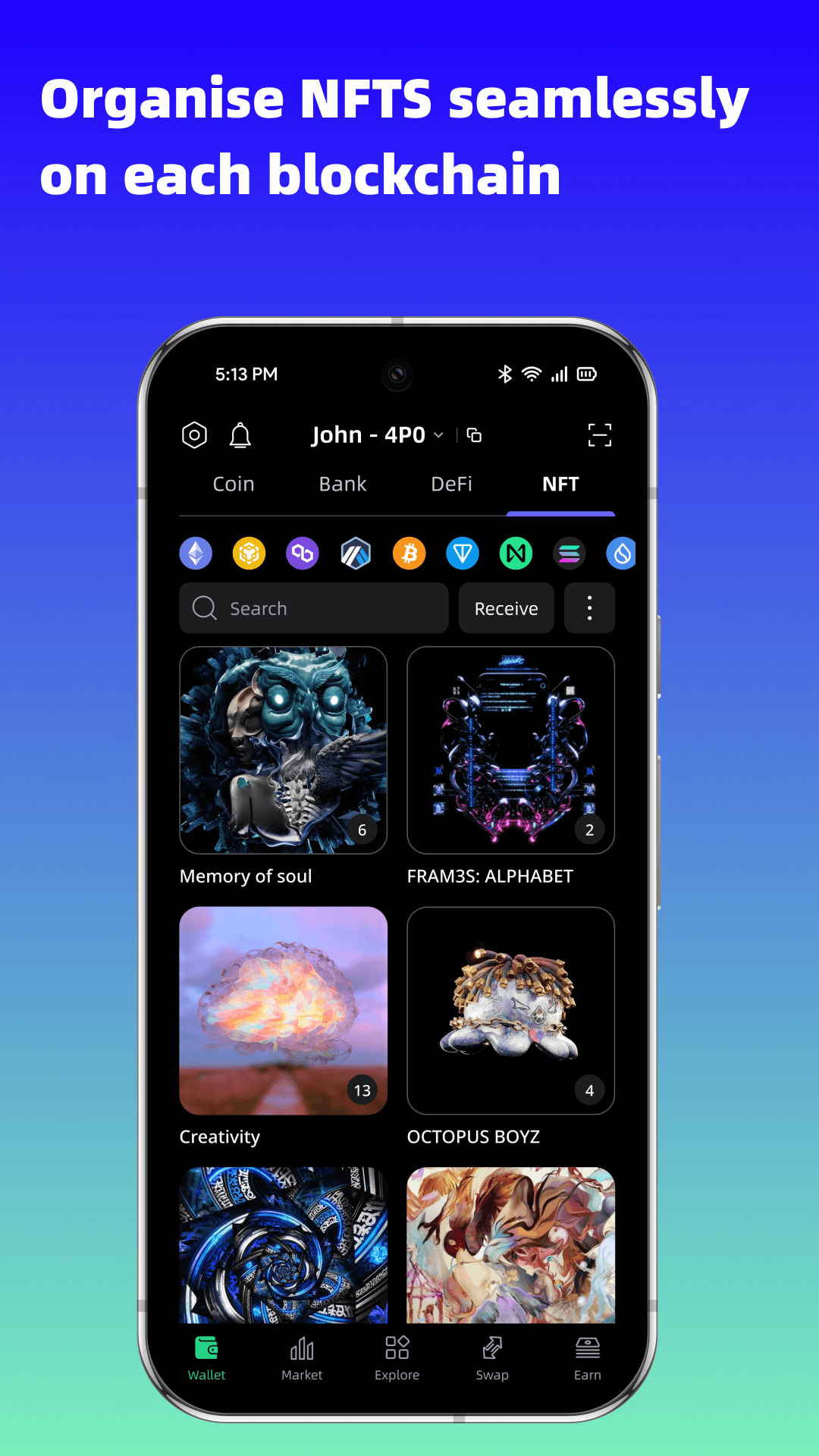 اسکرین شات 7 برنامه SafePal: Crypto Wallet BTC NFT