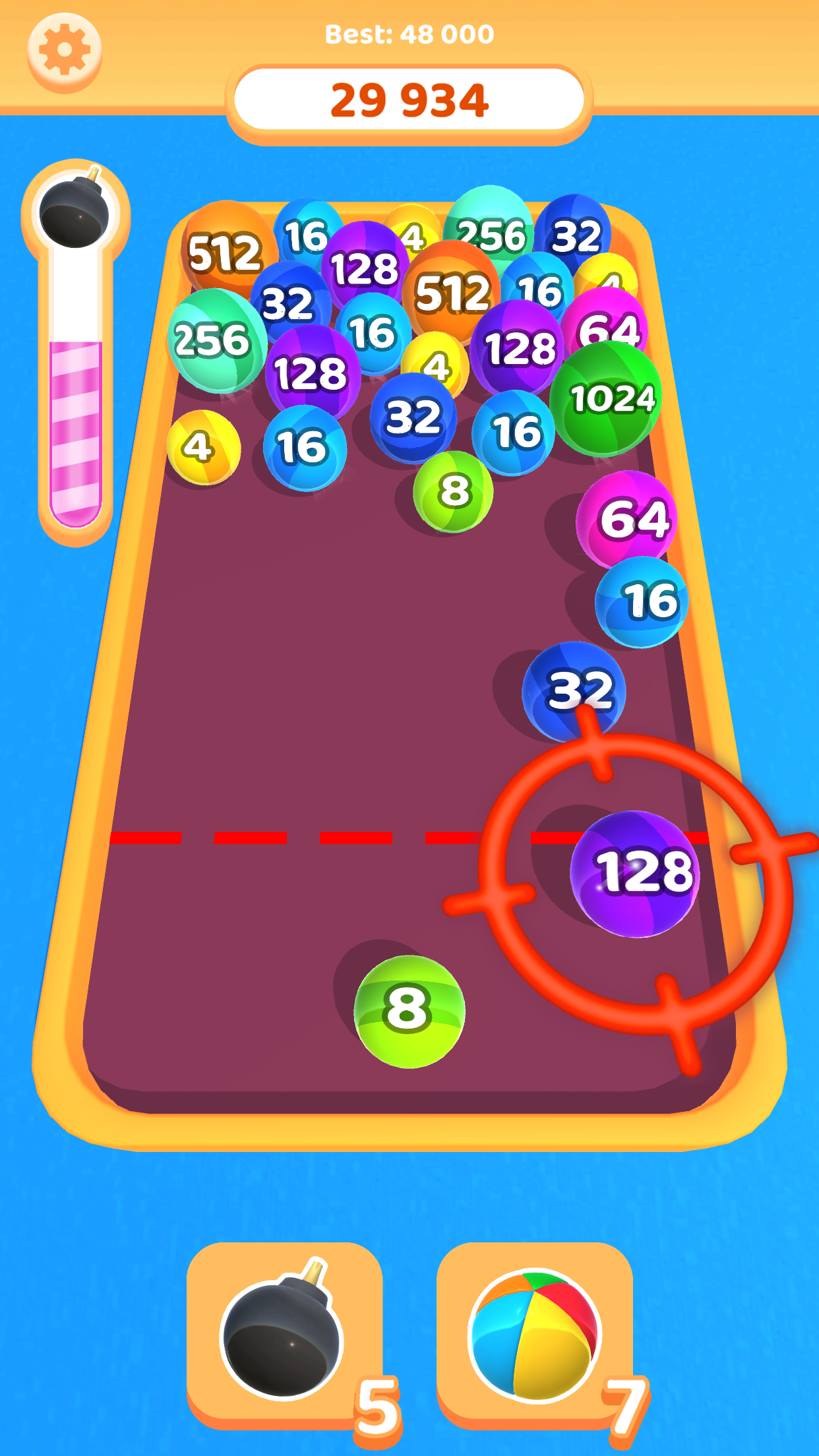 اسکرین شات 5 بازی Bubble 2048 3D