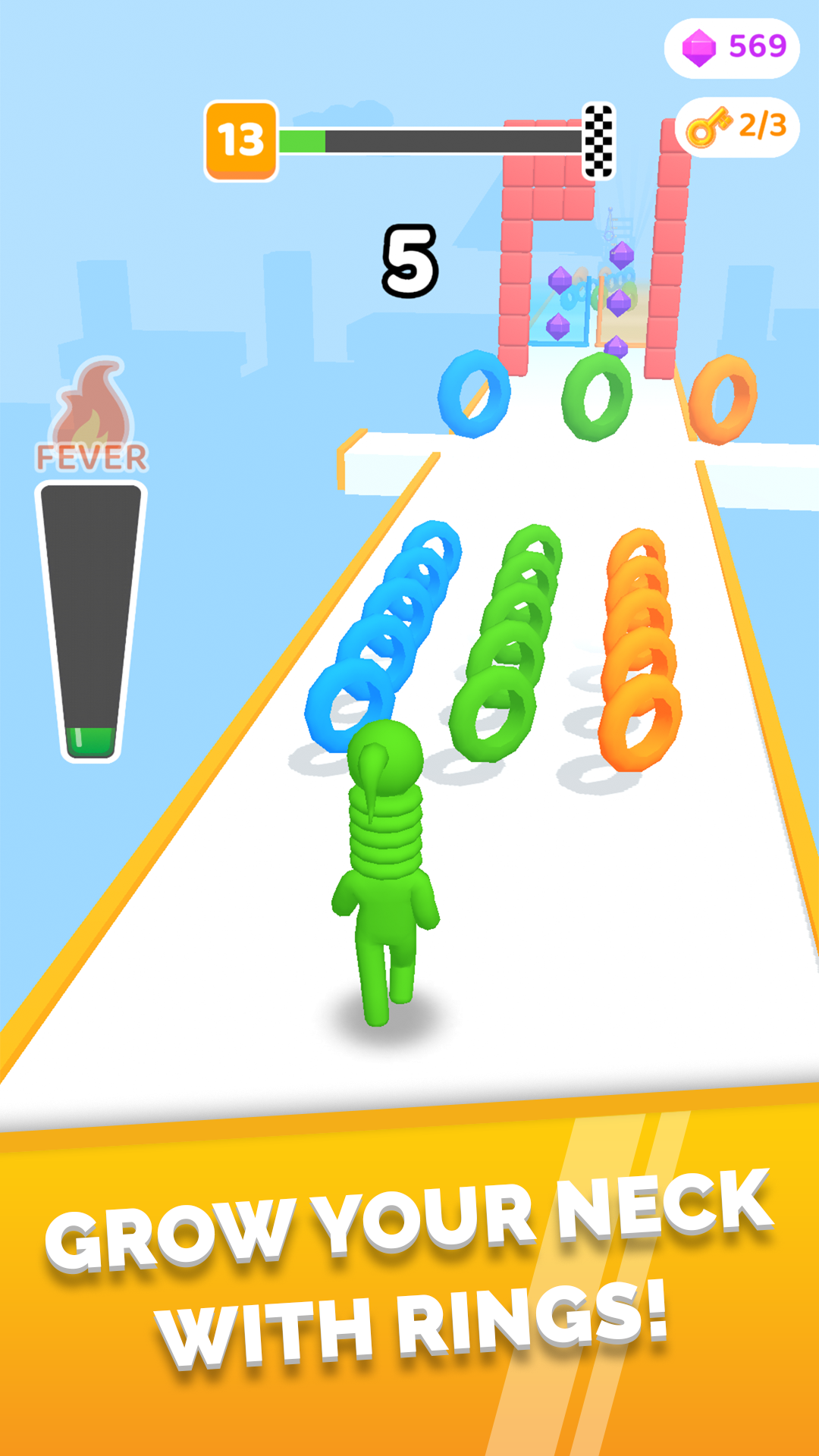 اسکرین شات 1 بازی Long Neck Run