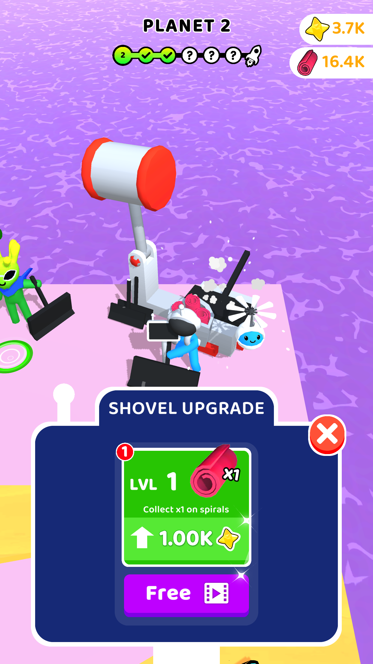 اسکرین شات 2 بازی Spiral Craft 3D