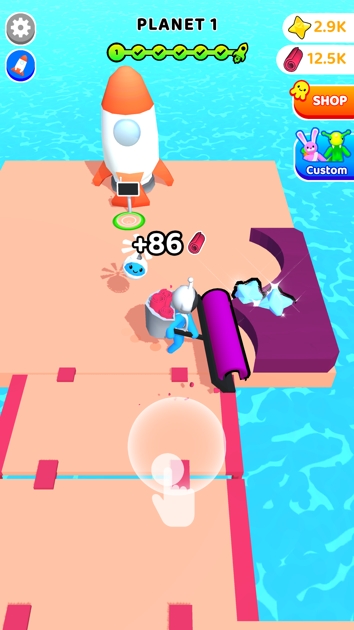 اسکرین شات 4 بازی Spiral Craft 3D