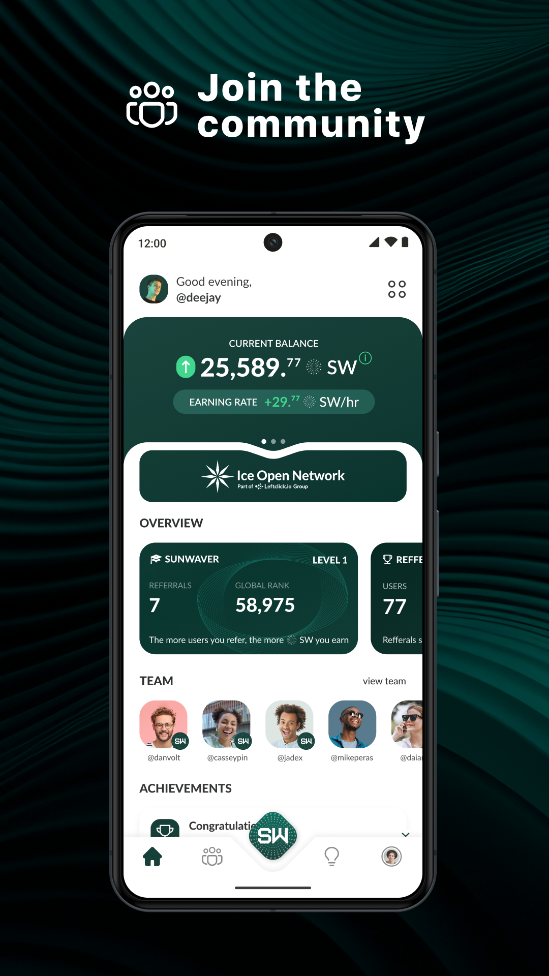 اسکرین شات 1 برنامه Sunwaves