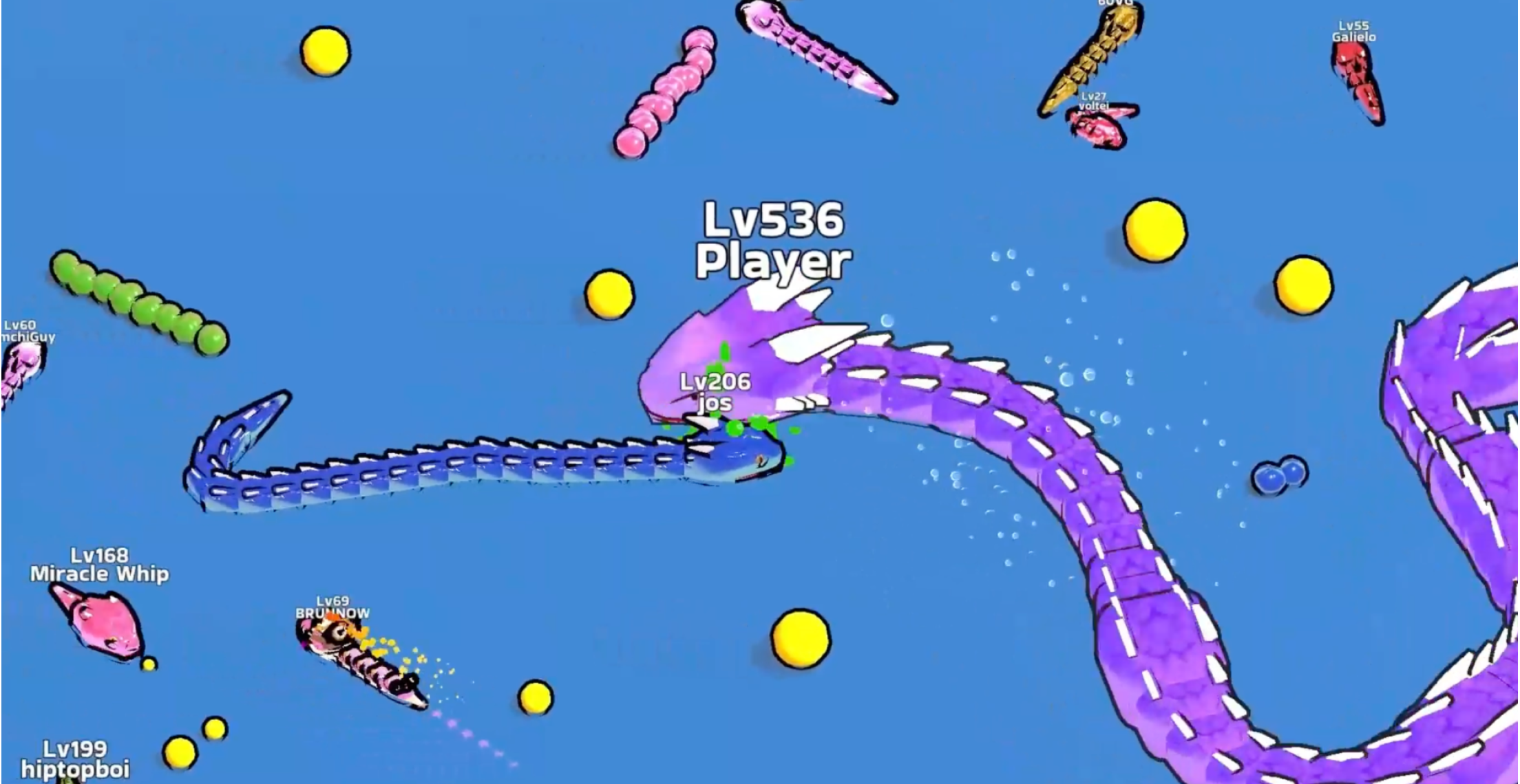 اسکرین شات 2 بازی Snake Clash!