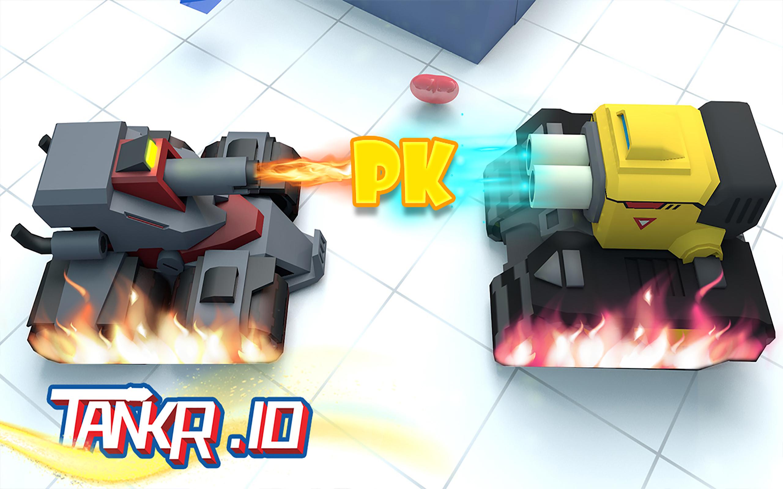 اسکرین شات 2 بازی Tankr.io -Tank Realtime Battle