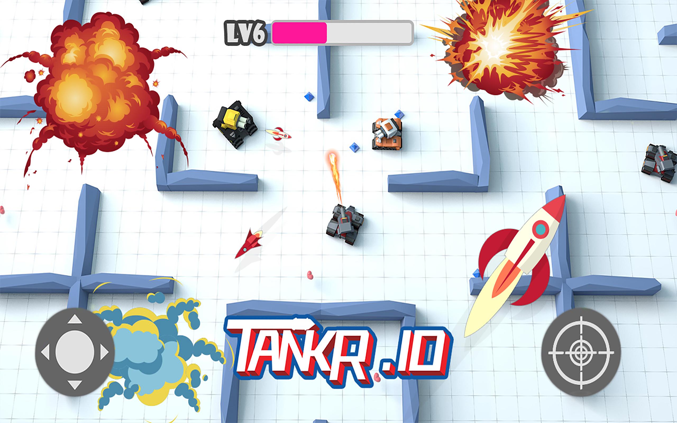 اسکرین شات 4 بازی Tankr.io -Tank Realtime Battle