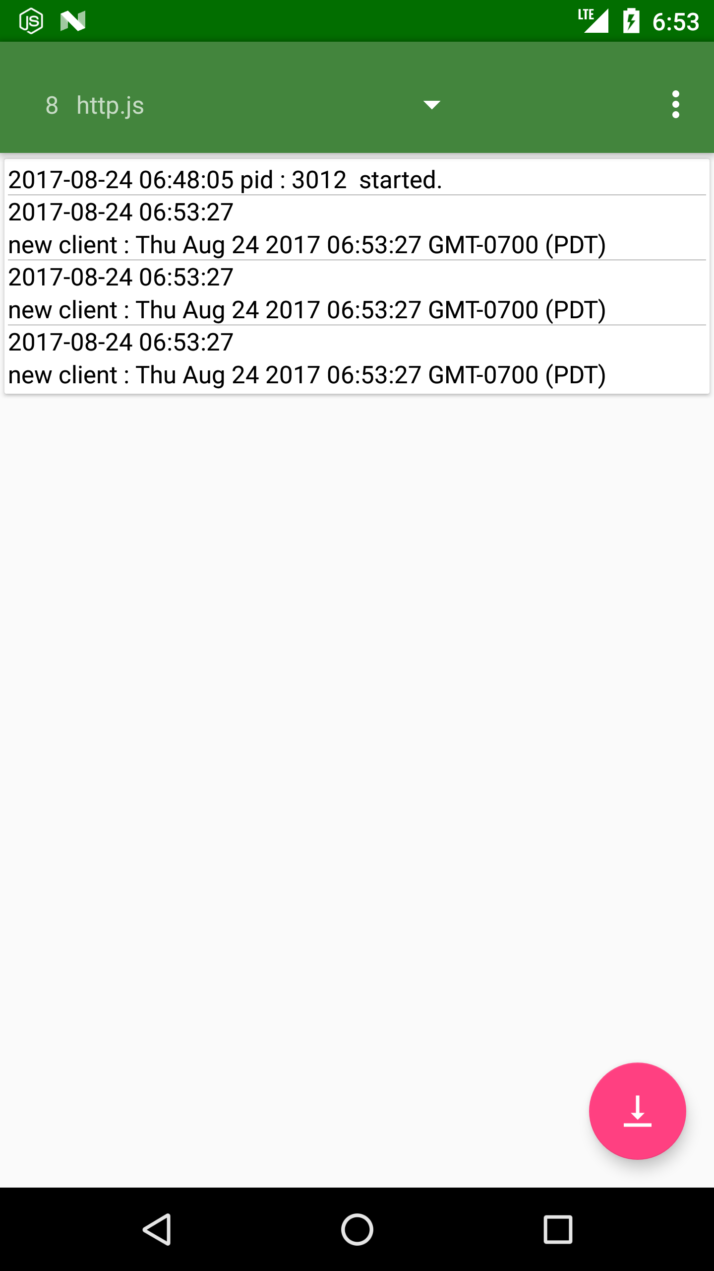 اسکرین شات 7 برنامه Dory-node.js(+git,ssh server)