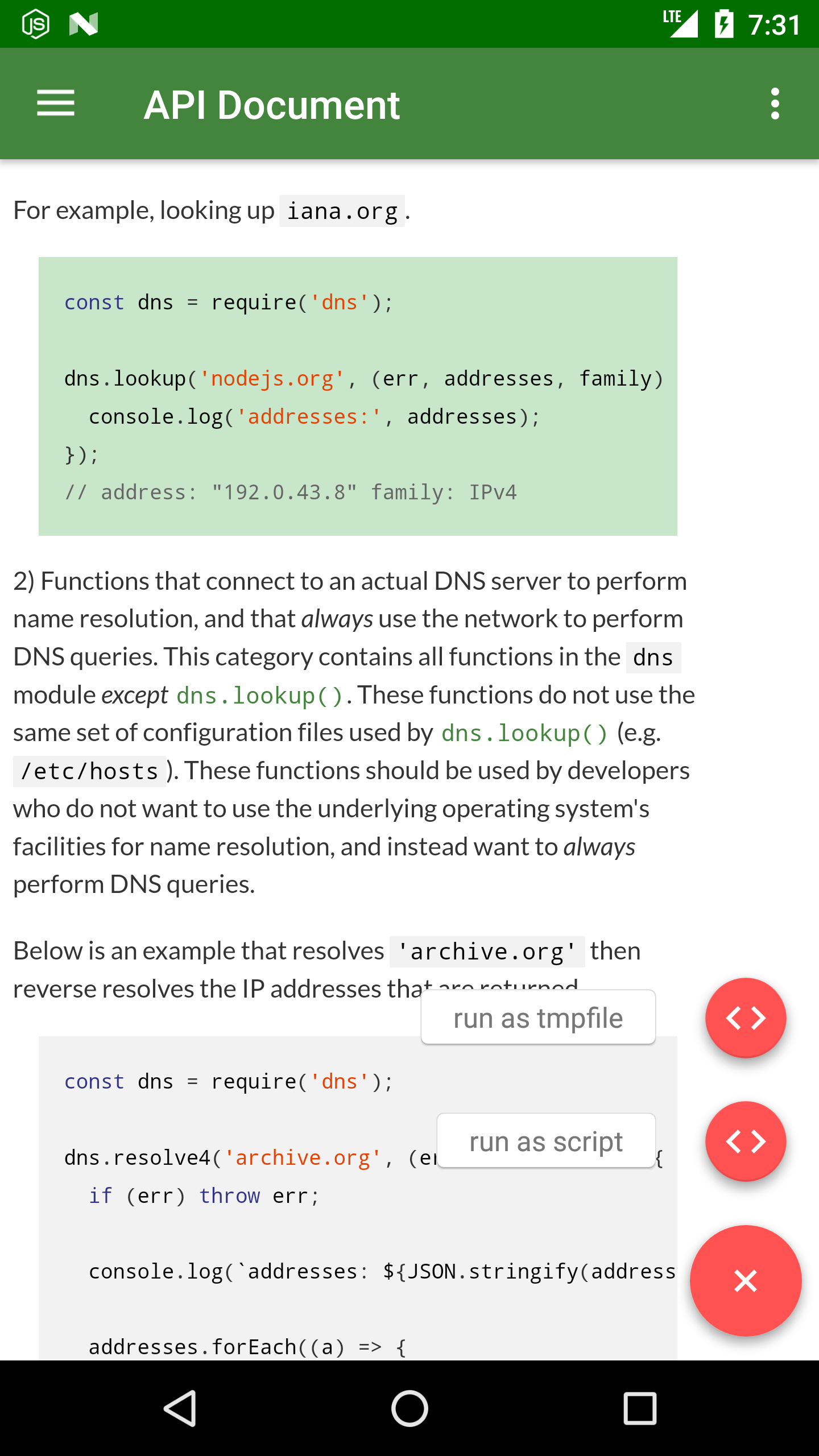 اسکرین شات 3 برنامه Dory-node.js(+git,ssh server)