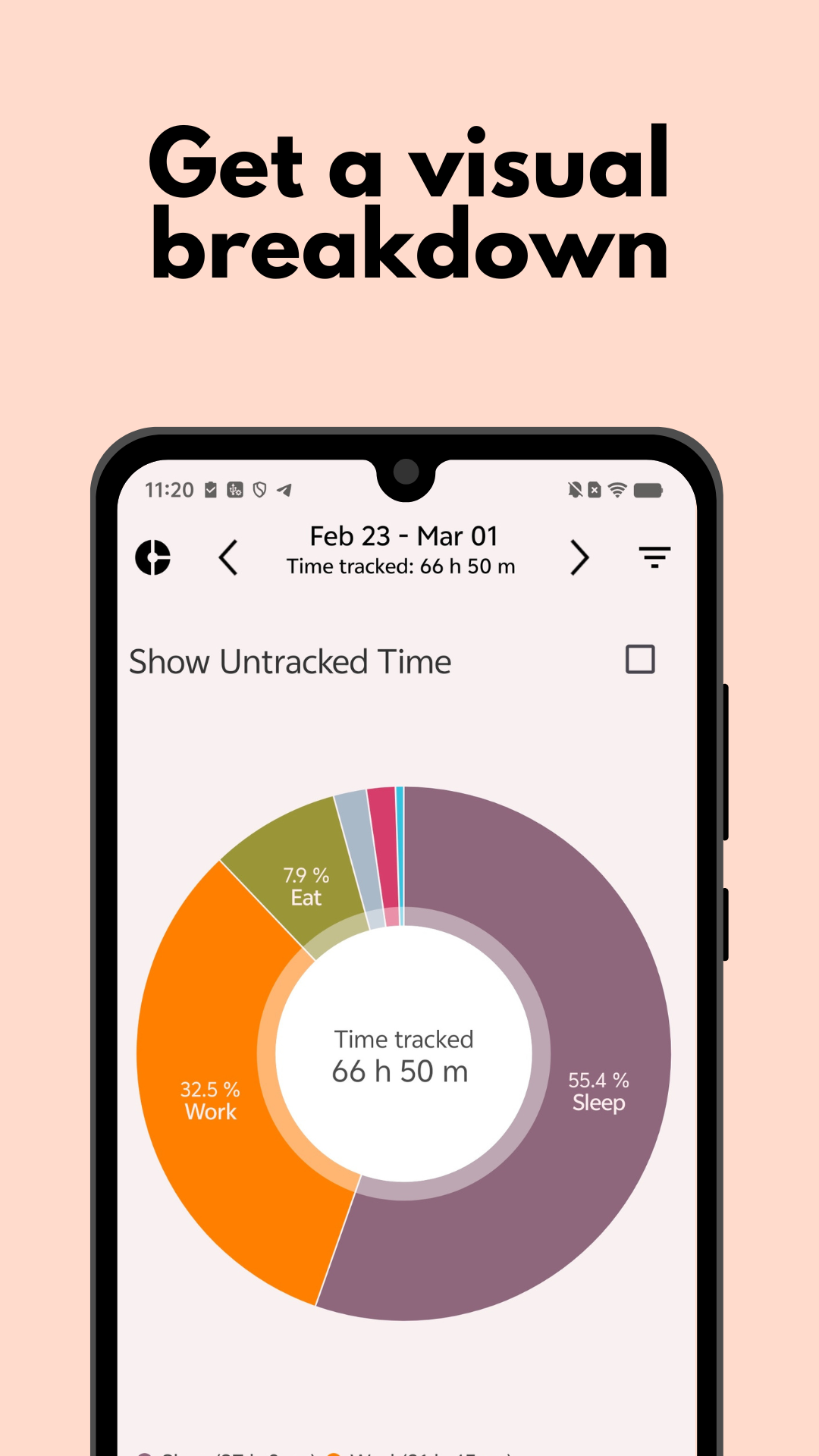 اسکرین شات 2 برنامه aTimeLogger Pro