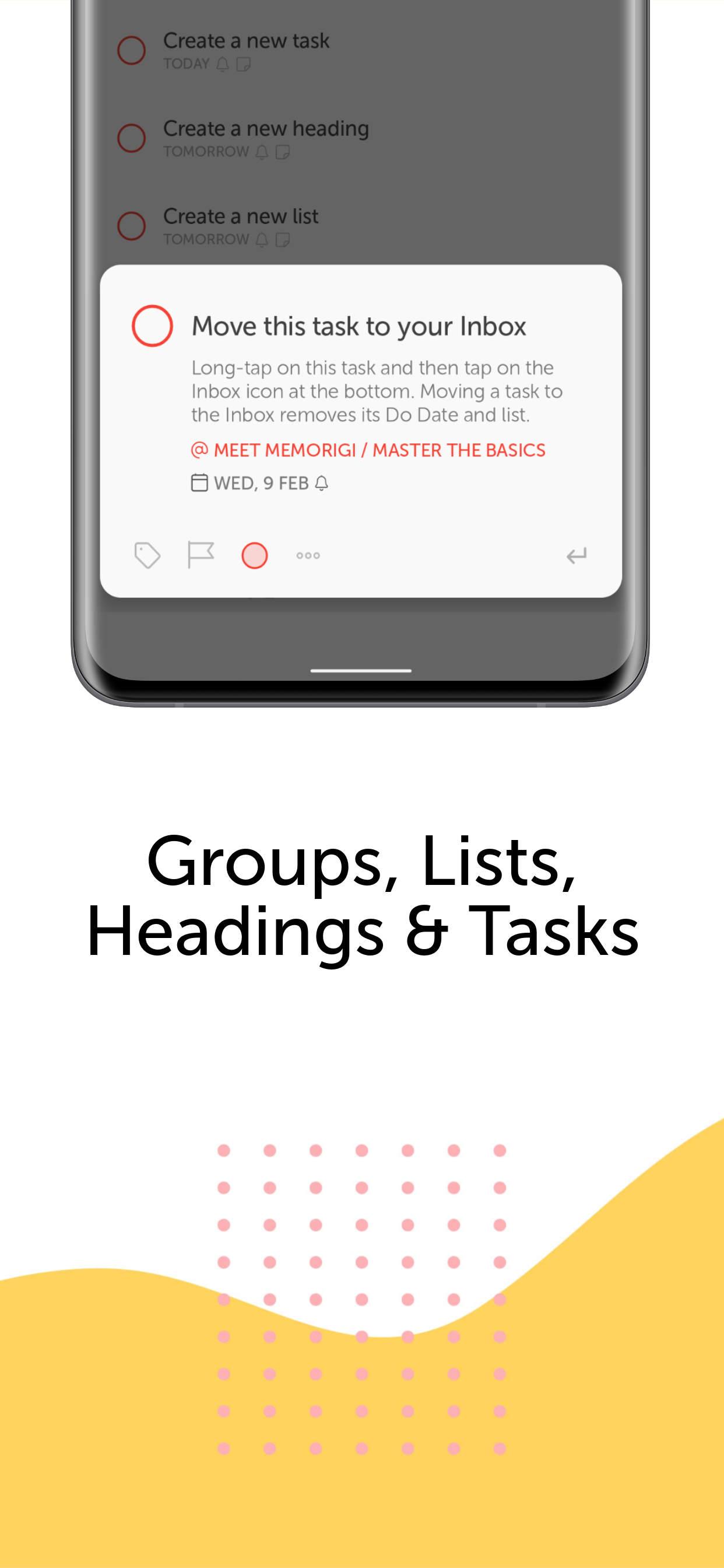 اسکرین شات 4 برنامه Memorigi: To-Do List & Tasks