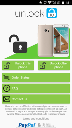 اسکرین شات 1 برنامه SIM Unlock for HTC phones