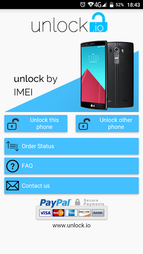 اسکرین شات 1 برنامه Unlock your LG phone by code