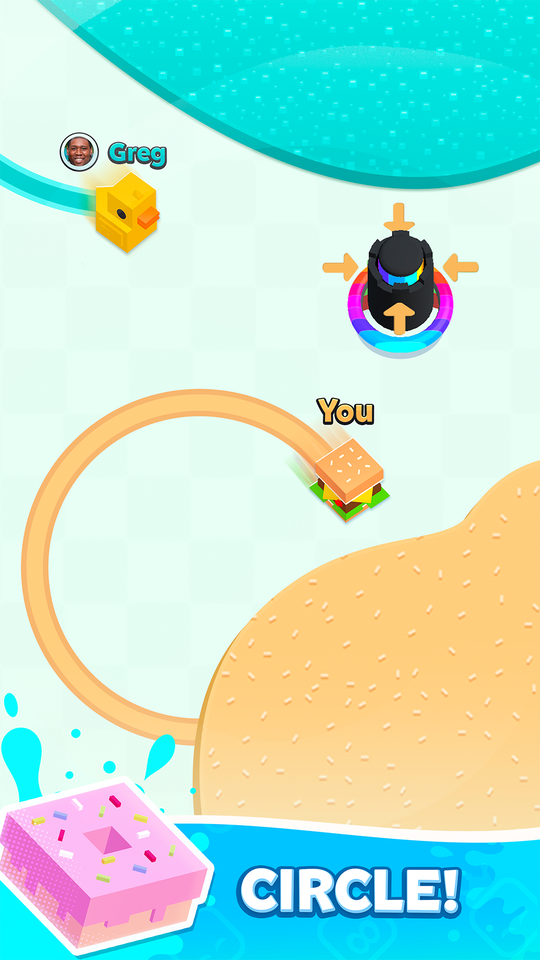 اسکرین شات 1 بازی Paper.io 2