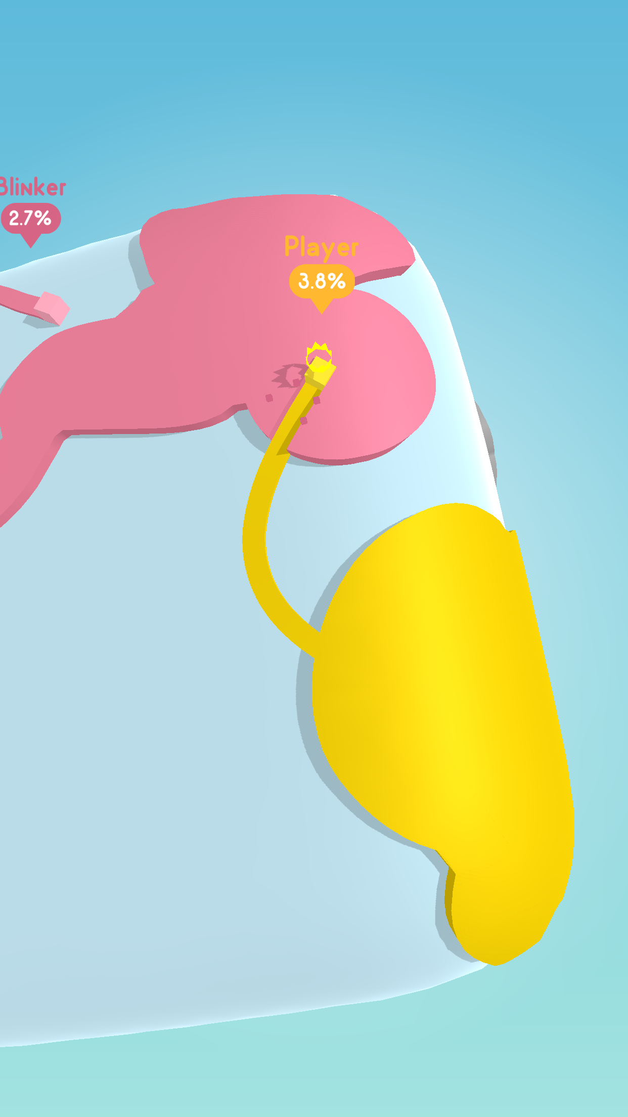 اسکرین شات 1 بازی Paper.io 3D