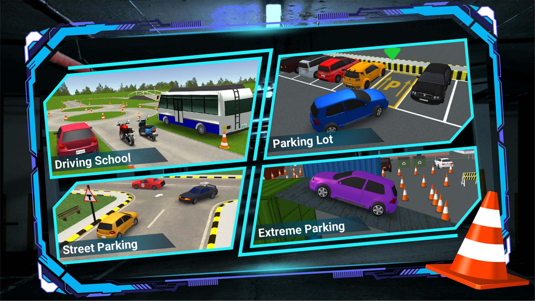 اسکرین شات 2 بازی Driving School and Parking