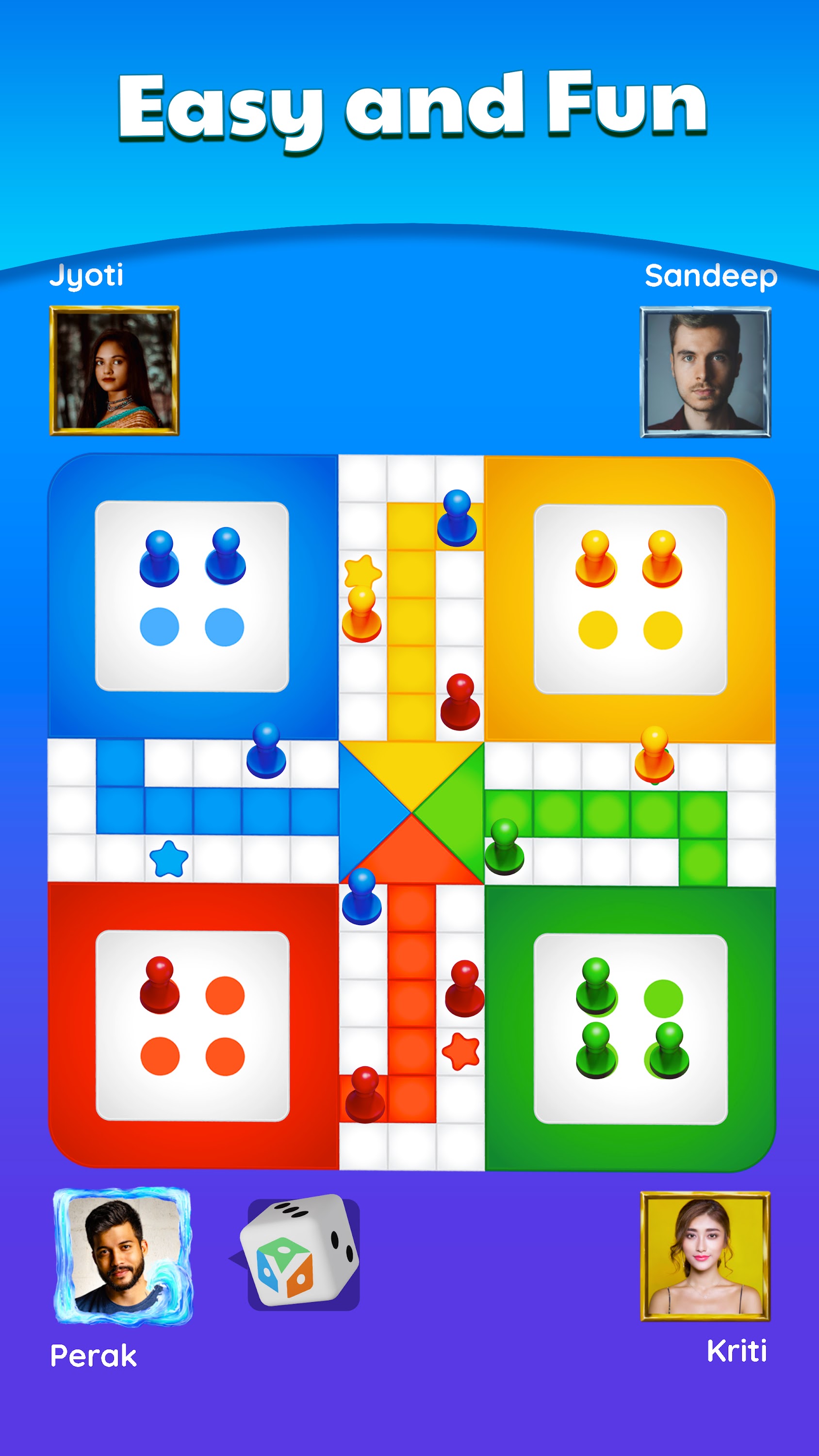 اسکرین شات 1 بازی Ludo Match
